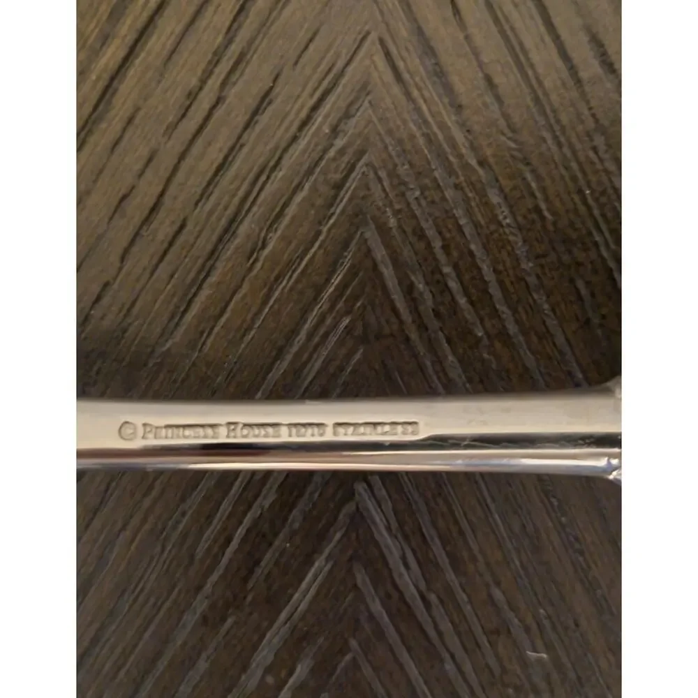 Princess House Barrington Stainless Steel Pasta Fork Spoon Server Vintage New